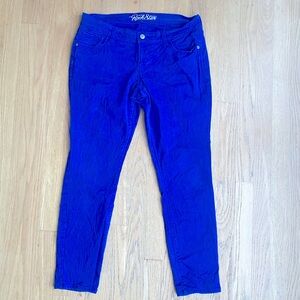 Old Navy womens 12 blue rockstar pants